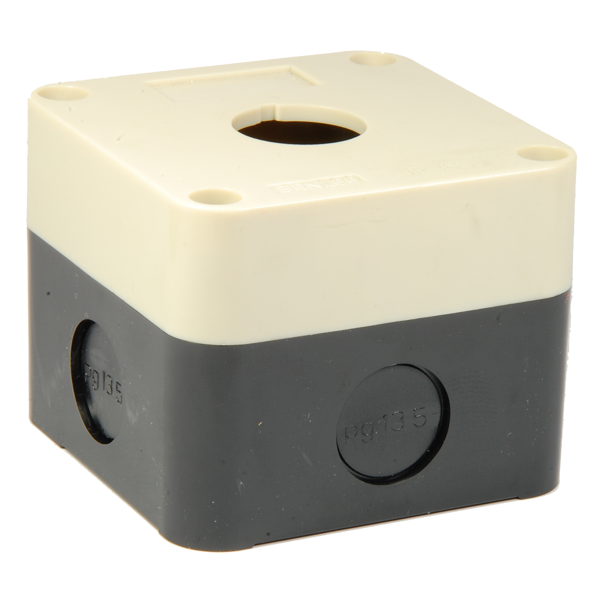 Buttonhole Box Single hole button box-white